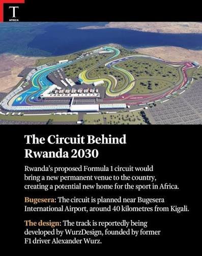 Rwanda Formula 1 circuit in Bugesera
