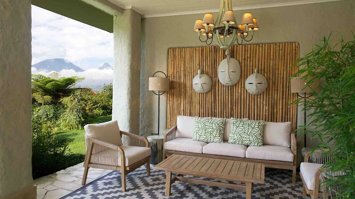 Wilderness Sabyinyo luxury lodge in Rwanda